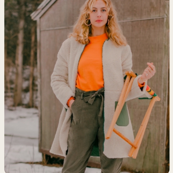 Loup Reversible Phoebe coat size S - Picture 7 of 14